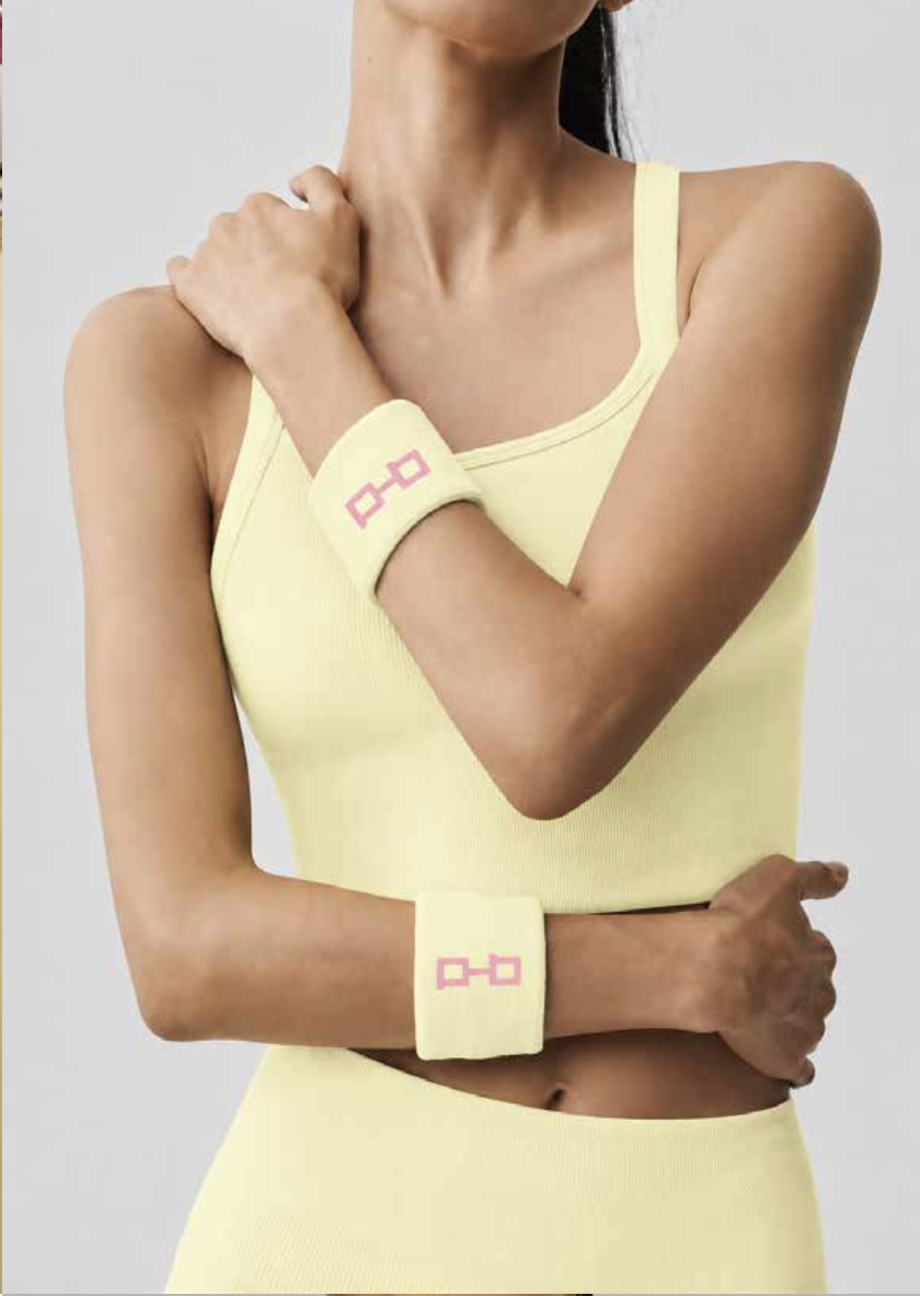 The Everyday Set — butter yellow ribbed Pilates tank and shorts